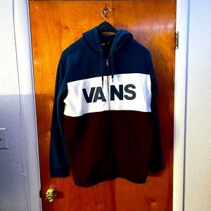 Vans zip up hoodie